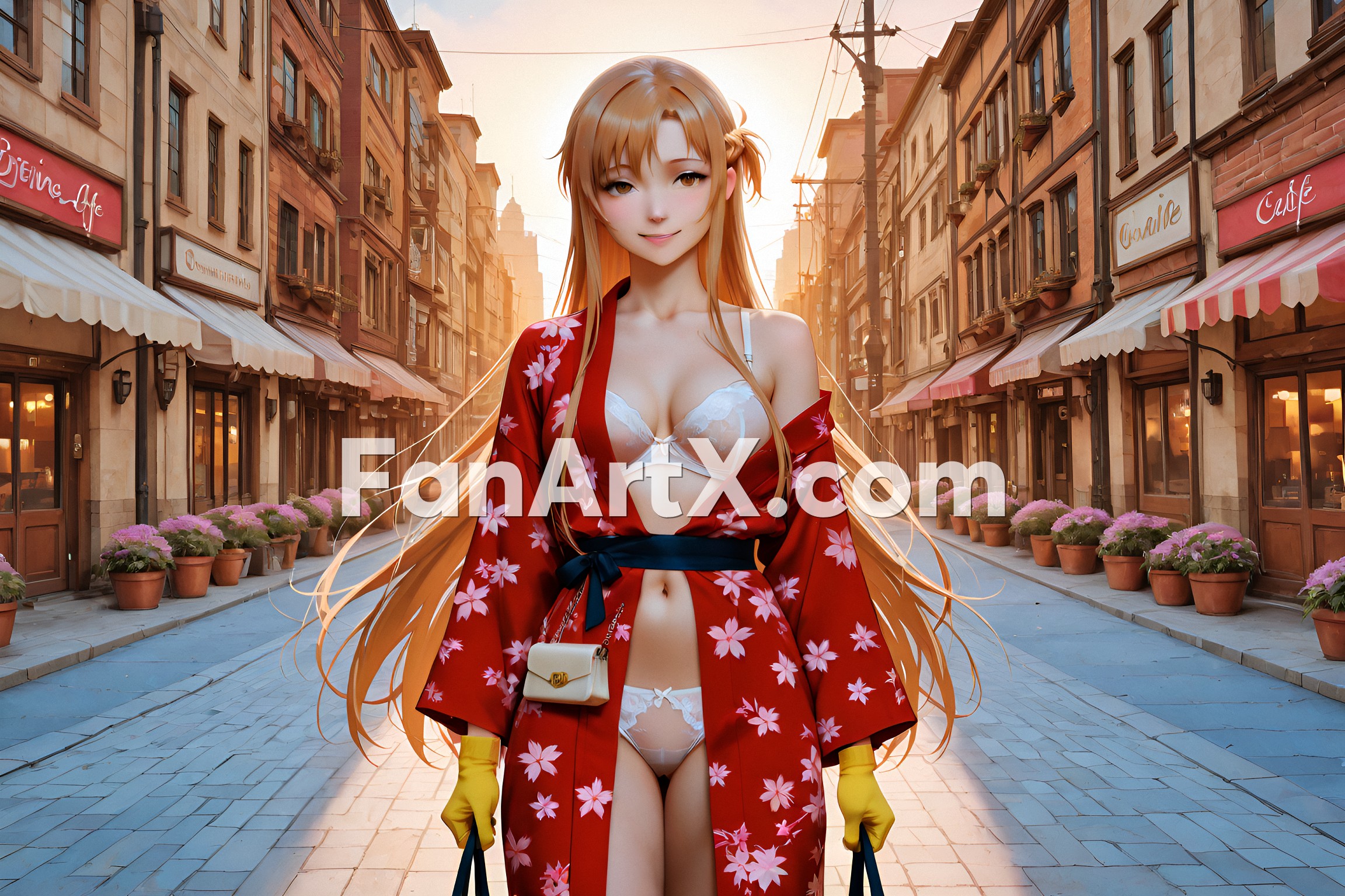 Sao Asuna Yuuki Fanart - Sword Art Online character 6518362